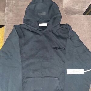 Essentials Dark Gray Hoodie Sweater for Men